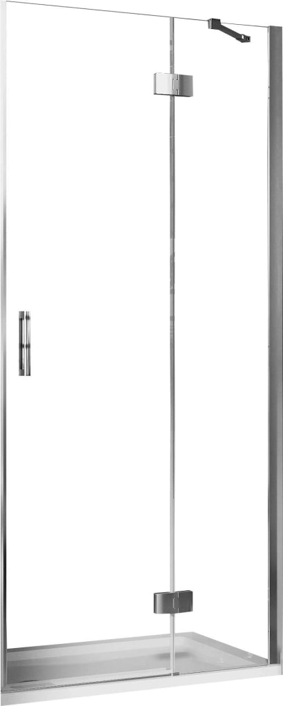 Porta Doccia 90 cm 1 Anta Battente in Cristallo Trasparente 6mm H190 Fosterberg Herning