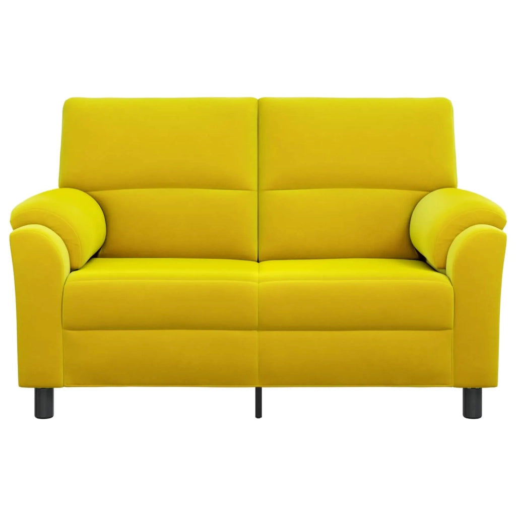 Divano Giallo 154 x 85 x 93 cm Velluto 42040828