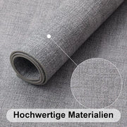 Piatti per tavola lavabili - impermeabili - set di 4 - grigio chiaro - pelle bicasta doppia faccia