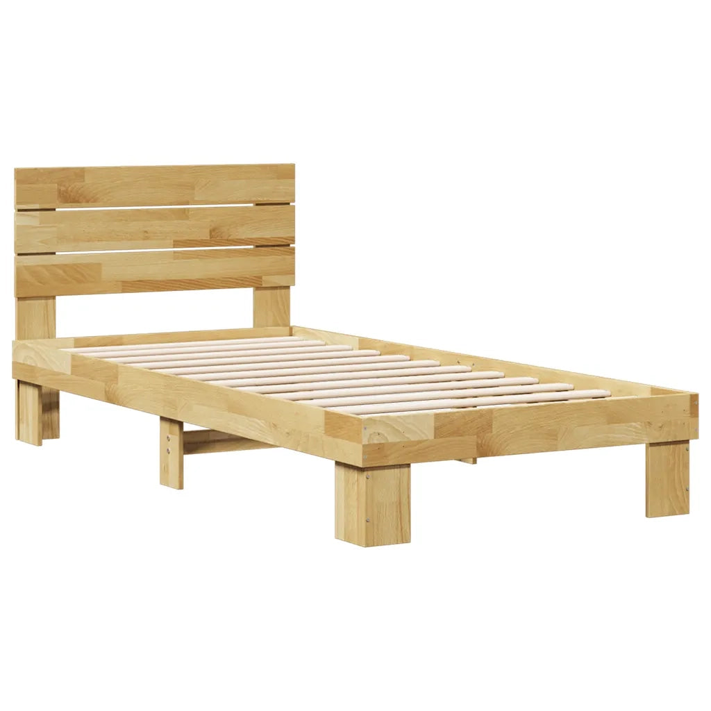 Struttura Letto con Testiera senza Materasso 75x190 cm 3315727
