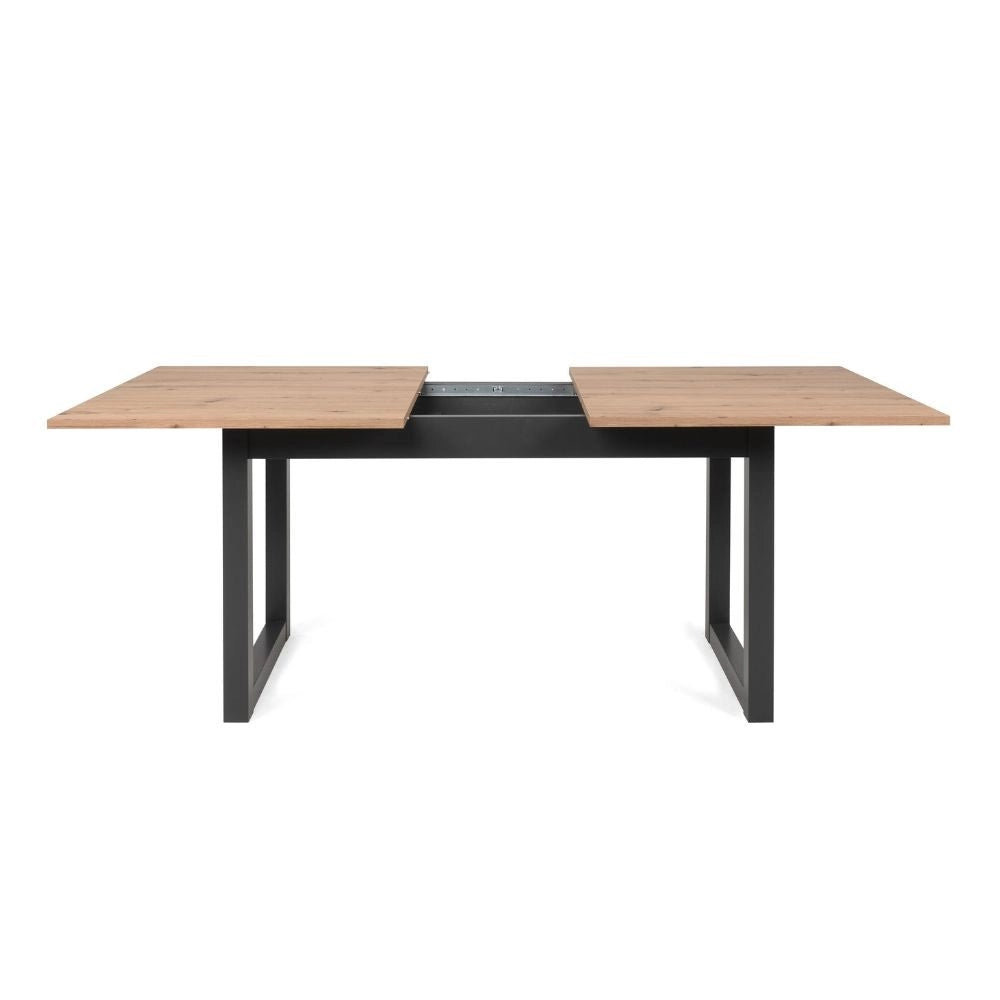 Tavolo allungabile 160X90X75H Denver50 colore quercia antracite