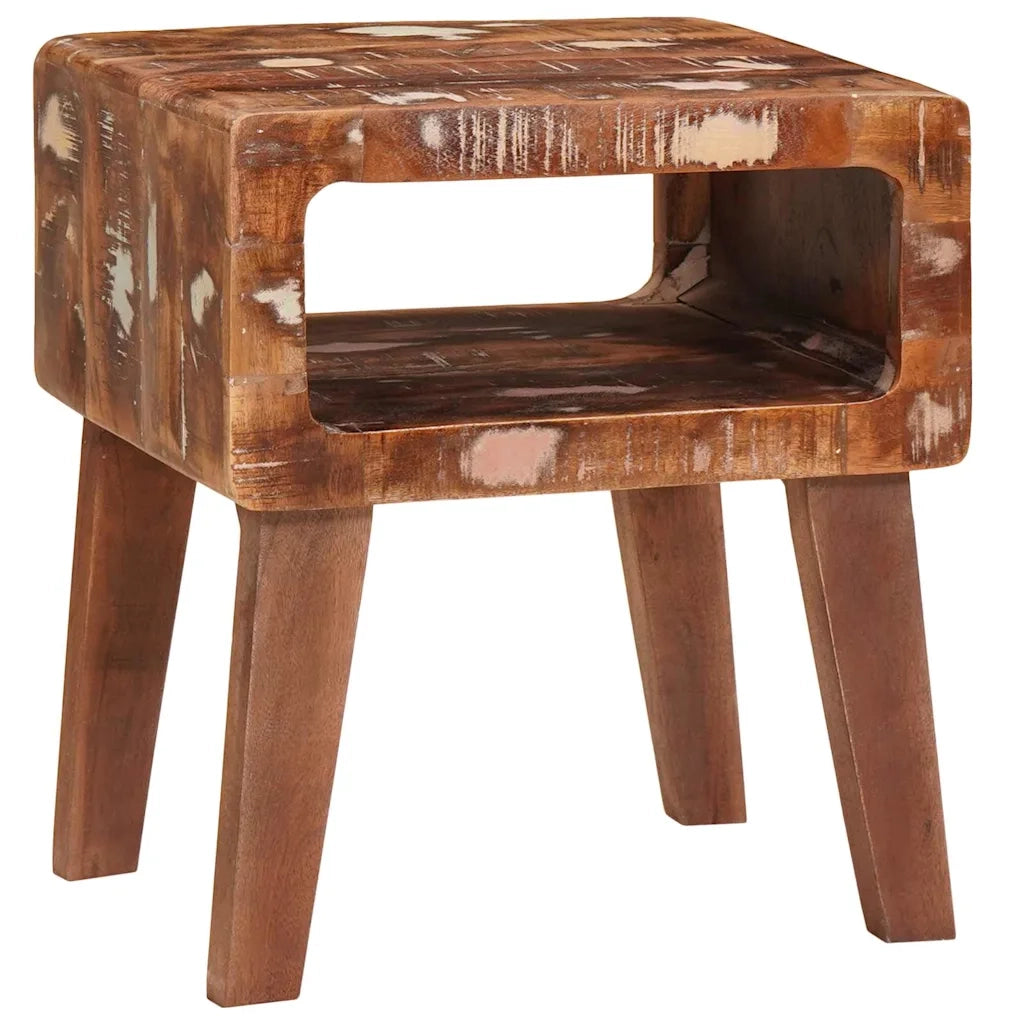 vidaXL Tavoli da Fine Multicolore legno massello di riciclo