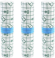 Tatuaggio Foliatura Acqua-Resistente - 3 Rotoli - 15 cm x 1 m - Banda di Copertura Transparente - Seconda Pelle - Guarigione Tatuaggio - Striscia di Copertura Tatuaggio