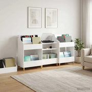 Set di Mensole per Media 3 pz Bianco 212 x 46 x 112 cm 3434651