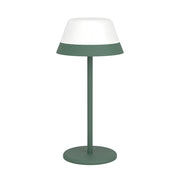 Lampade Da Tavolo Esterno Moderna Meggiano Policarbonato Verde E Bianco Led