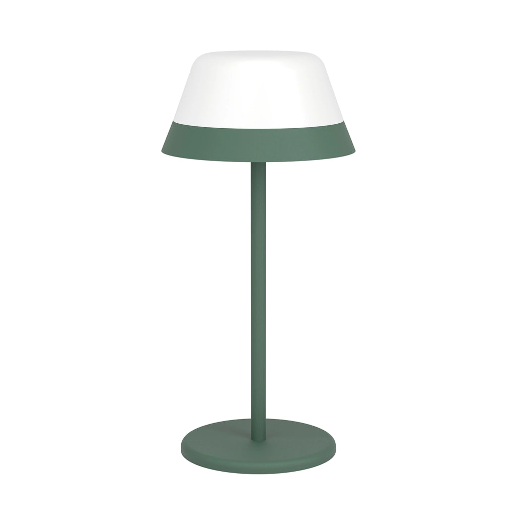 Lampade Da Tavolo Esterno Moderna Meggiano Policarbonato Verde E Bianco Led