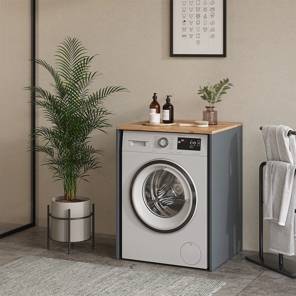 Vicco Mobile lavatrice Antracite/quercia dorata 68 x 88.2 cm