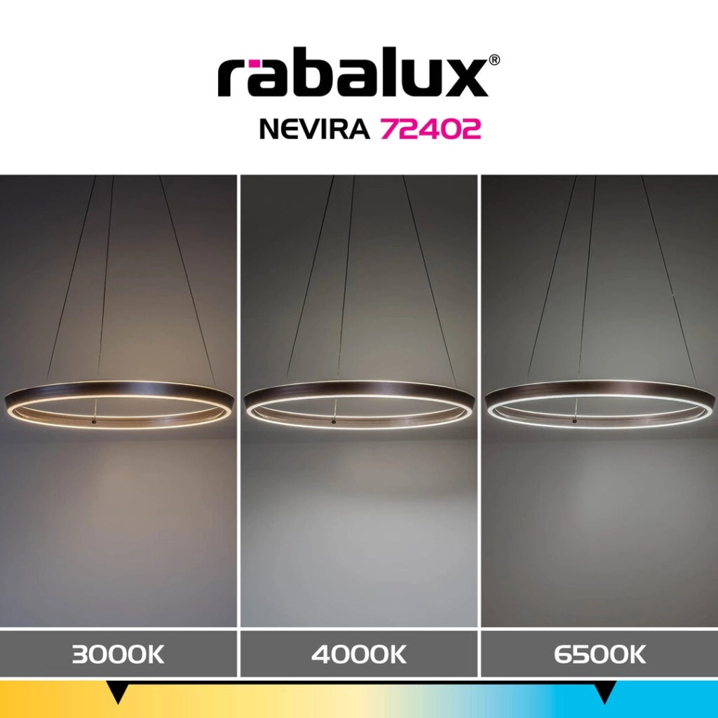 Lampada sospesa LED 36W Nevira Rabalux bronzo