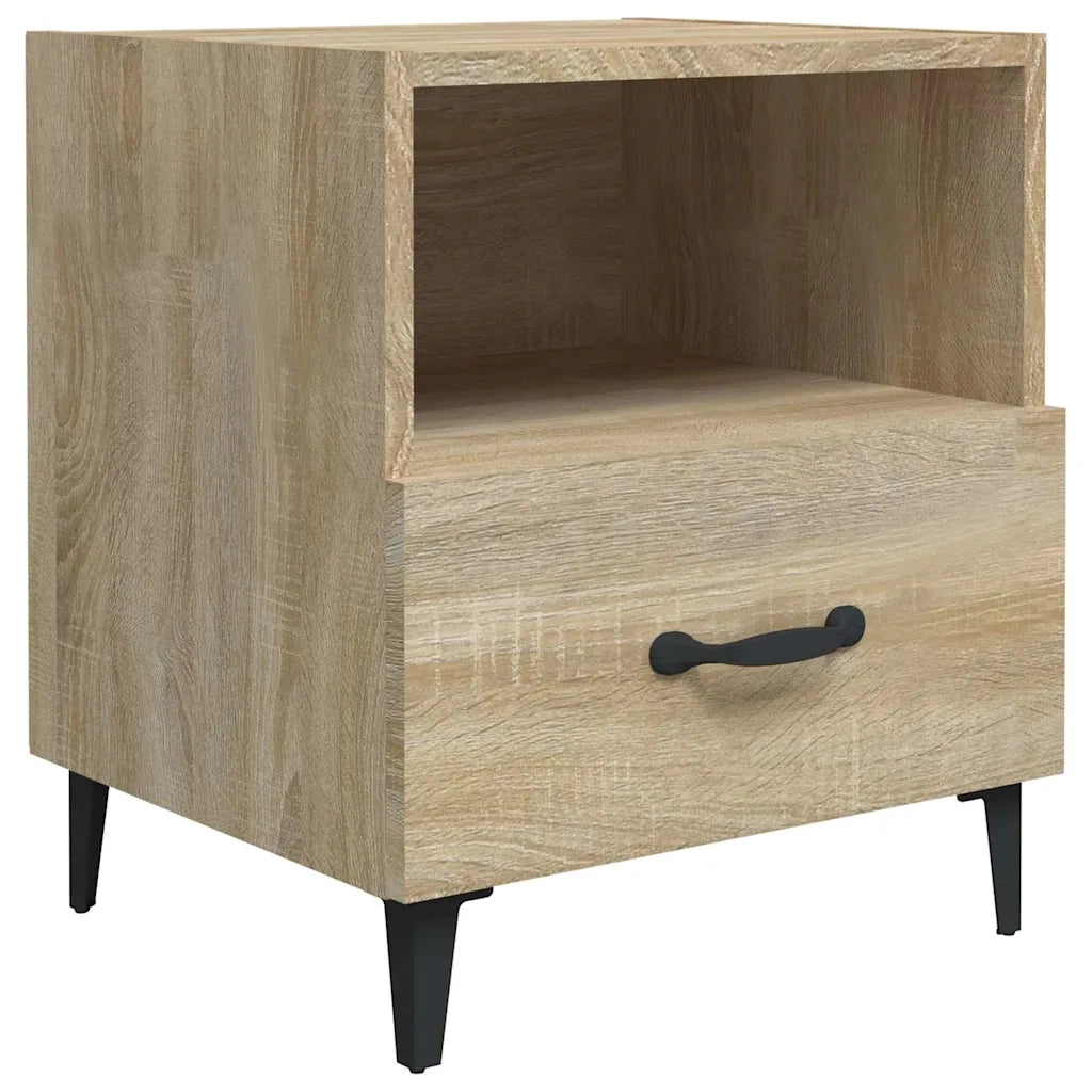 Comodino Rovere Sonoma in Legno Multistrato cod mxl 30390