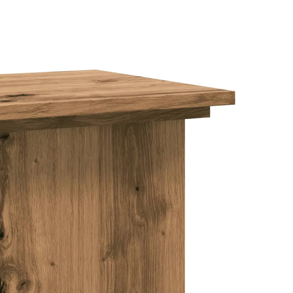 Portavasi mobiletto portafiori 33 x 33 x 60 cm legno ingegnerizzato marrone 02_0045147
