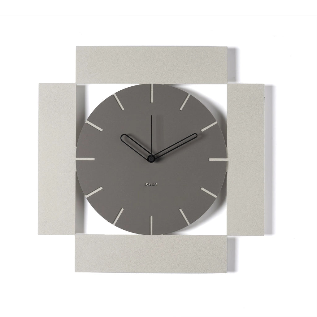 Orologio da parete minimal Radical Fango,avorio