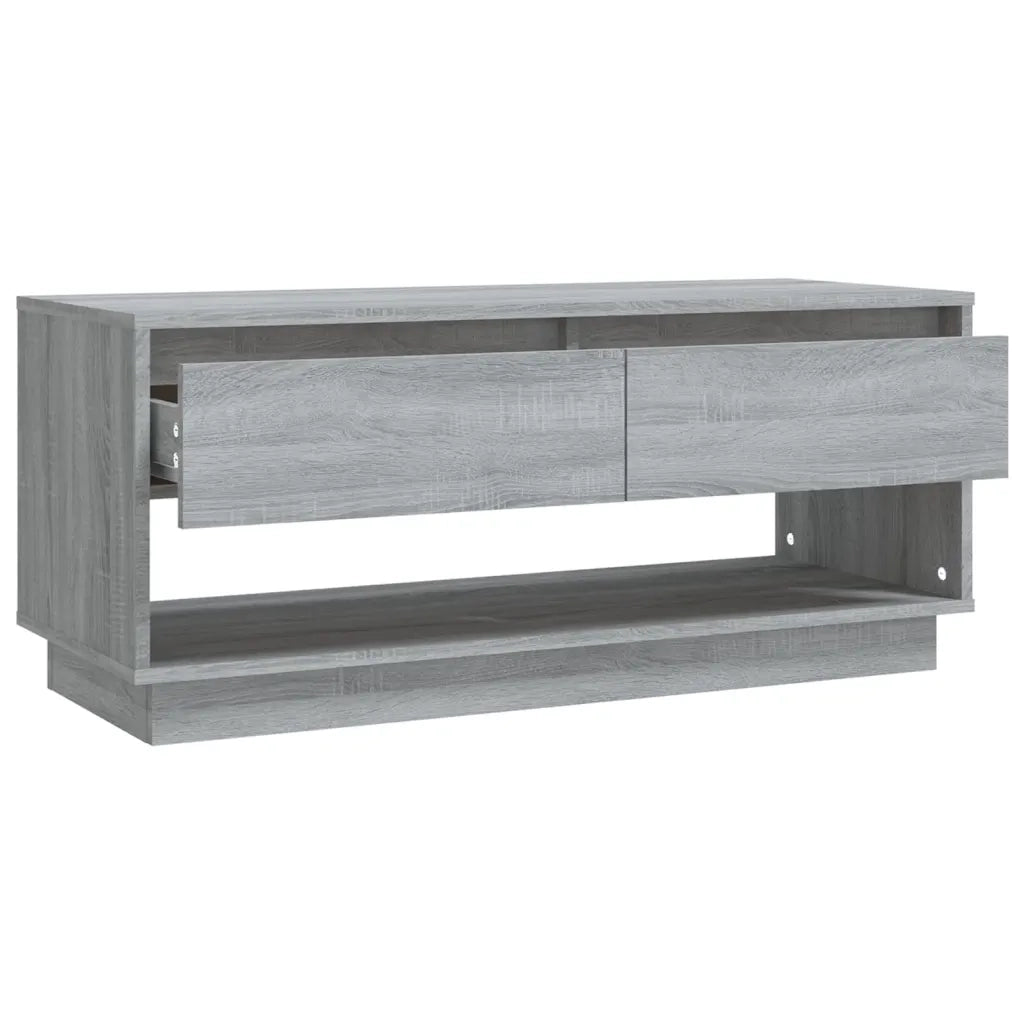 Mobile TV Grigio Sonoma 102x41x44 cm in Truciolato 812973