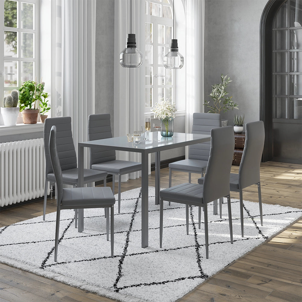 Vicco Sedie Grigio 42.5 x 48 cm Set di 6