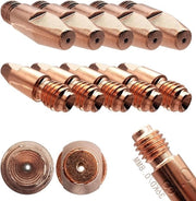 Set di monconi per l'assemblaggio 10 pezzi, monconi per l'assemblaggio con contatto di saldatura 0,8mm M8, monconi per l'assemblaggio per l'assemblaggio MIG/MAG per bruciatori a getto di gas 36KD, accessori per l'assemblaggio sottoposti a fatica