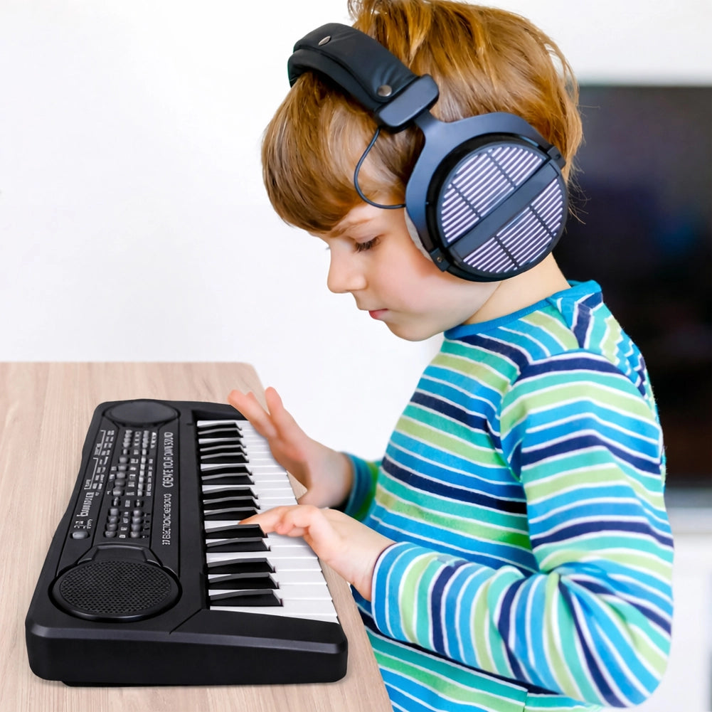 Tastiera Giocattolo Musicale Piano Keyboard Musica per Bambini con 37 Tasti Rosa
