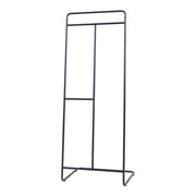 Appendiabiti attaccapanni appendiabiti armadio aperto acciaio 166 x 63 x 48 cm nero 03_0010300