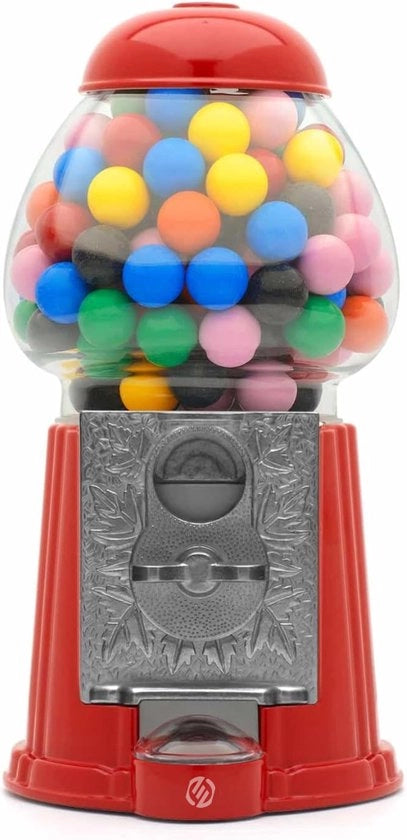 Macchina per Gomme da Masticare Automatica - Retro Distributore di Caramelle - Distributore di Gomme da Masticare - Vendita Automatica di Gomme da Masticare