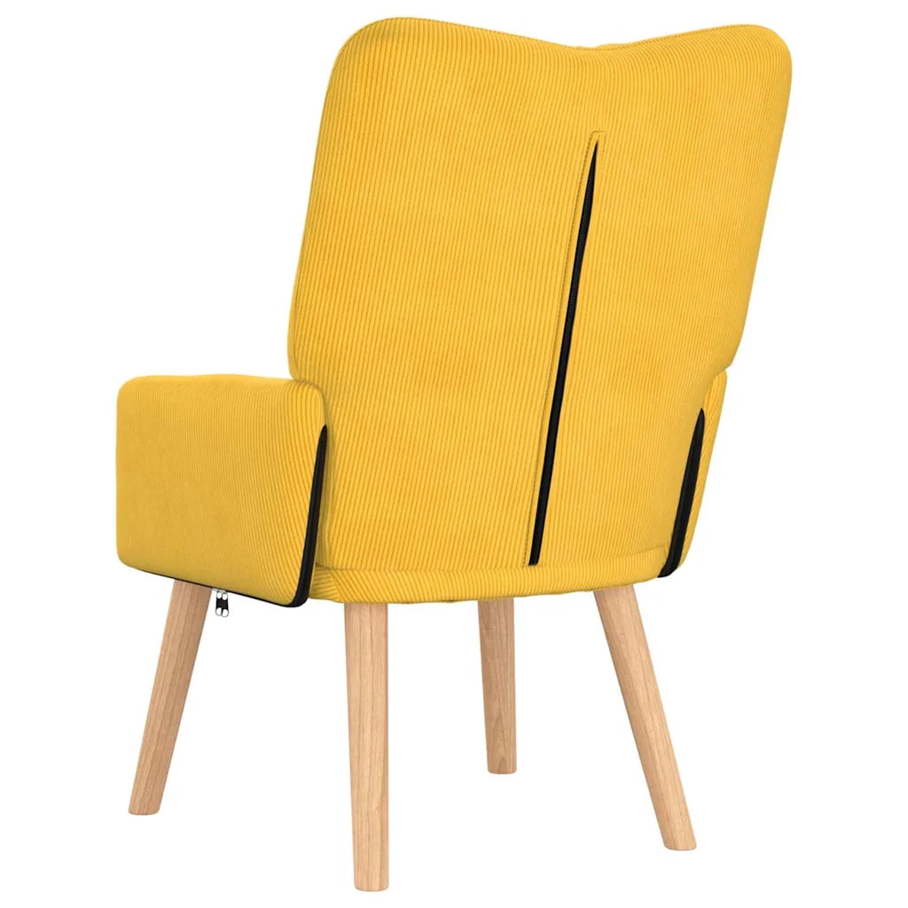 Poltrona-Divano Sedia Giallo Chiaro 63 x 67 x 94 cm Tessuto