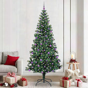 Albero di Natale artificiale con luci integrate Verde 240 cm 3396794