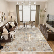 Tappeto abstract vintage - antiscivolo - lavabile - 1 pezzo - beige-grigio - 160 x 230 cm
