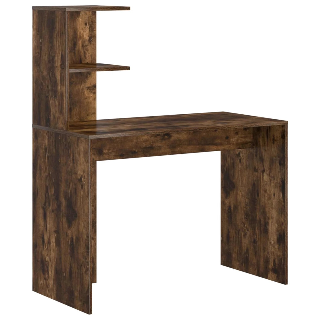 Scrivania | Tavolo da Ufficio 2 pz Rovere fum¨¦