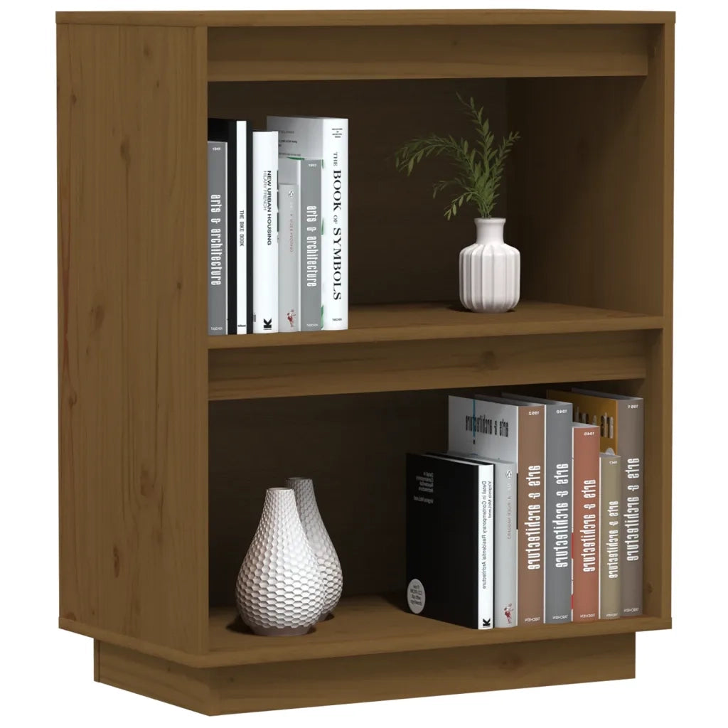 Mobile Consolle Ambrato 60x34x75 cm in Legno Massello di Pino 813822