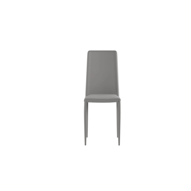 Sedia in similpelle Cleo 40cm X 42cm H 96cm Stones