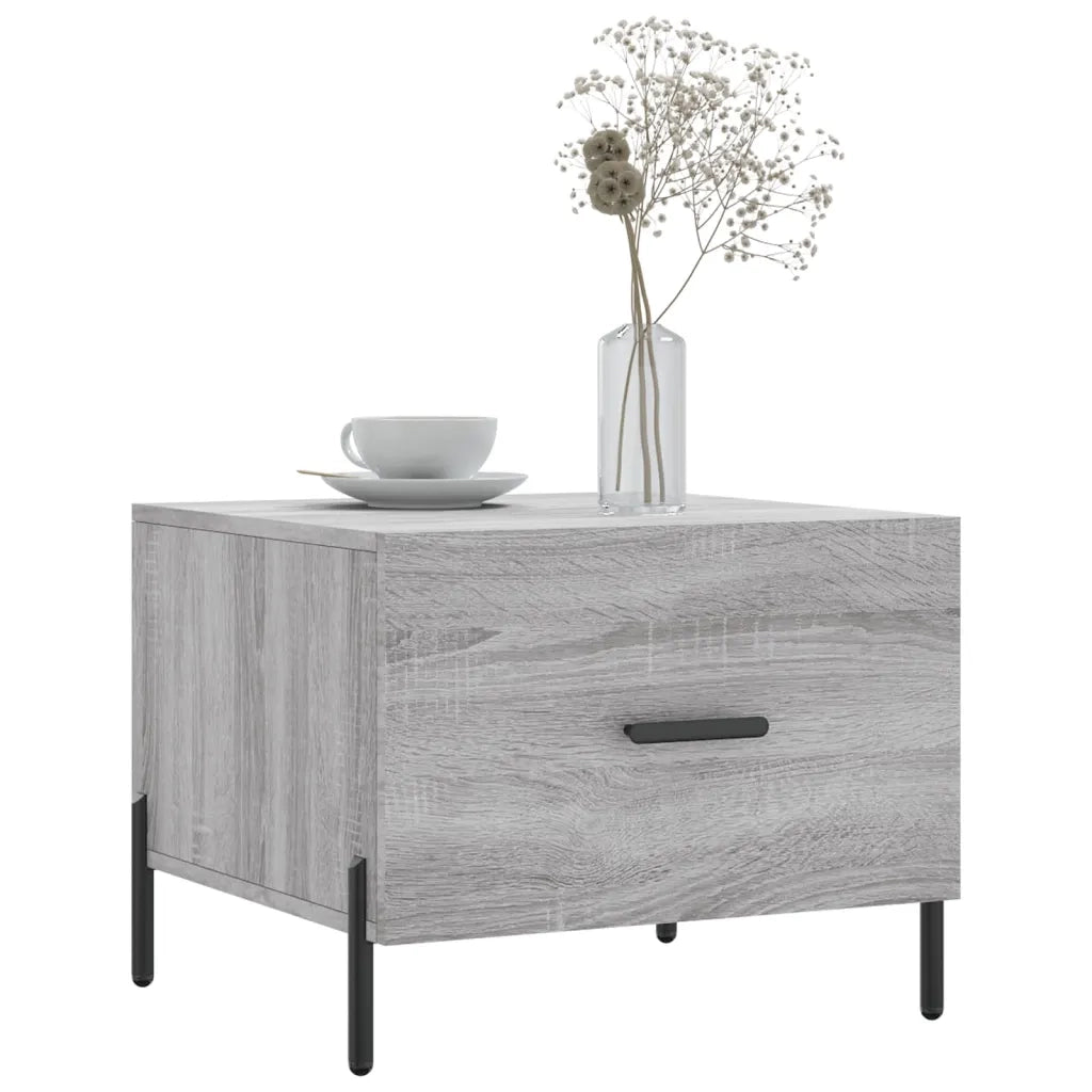 Tavolino da salotto | Tavolino da caff¨¨ | Tavolino da Soggiorno Grigio Sonoma 50x50x40 cm Legno Multistrato