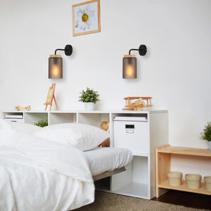 Lampada Da Parete APP1814-1W Frosted Grey