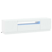 Mobile TV LED Bianco Legno ingegnerizzato 897345
