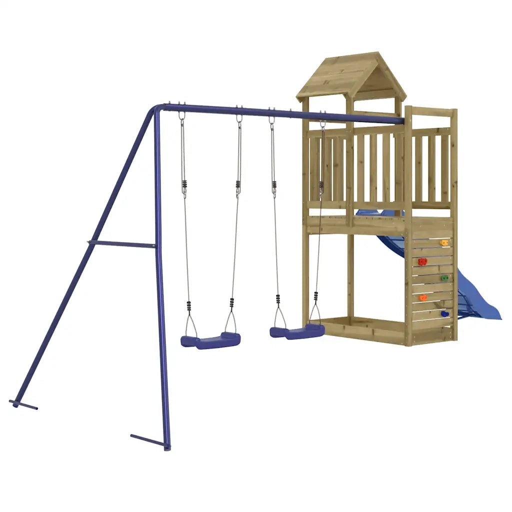 Set da Gioco da Esterno in Legno di Pino Impregnato 3155908