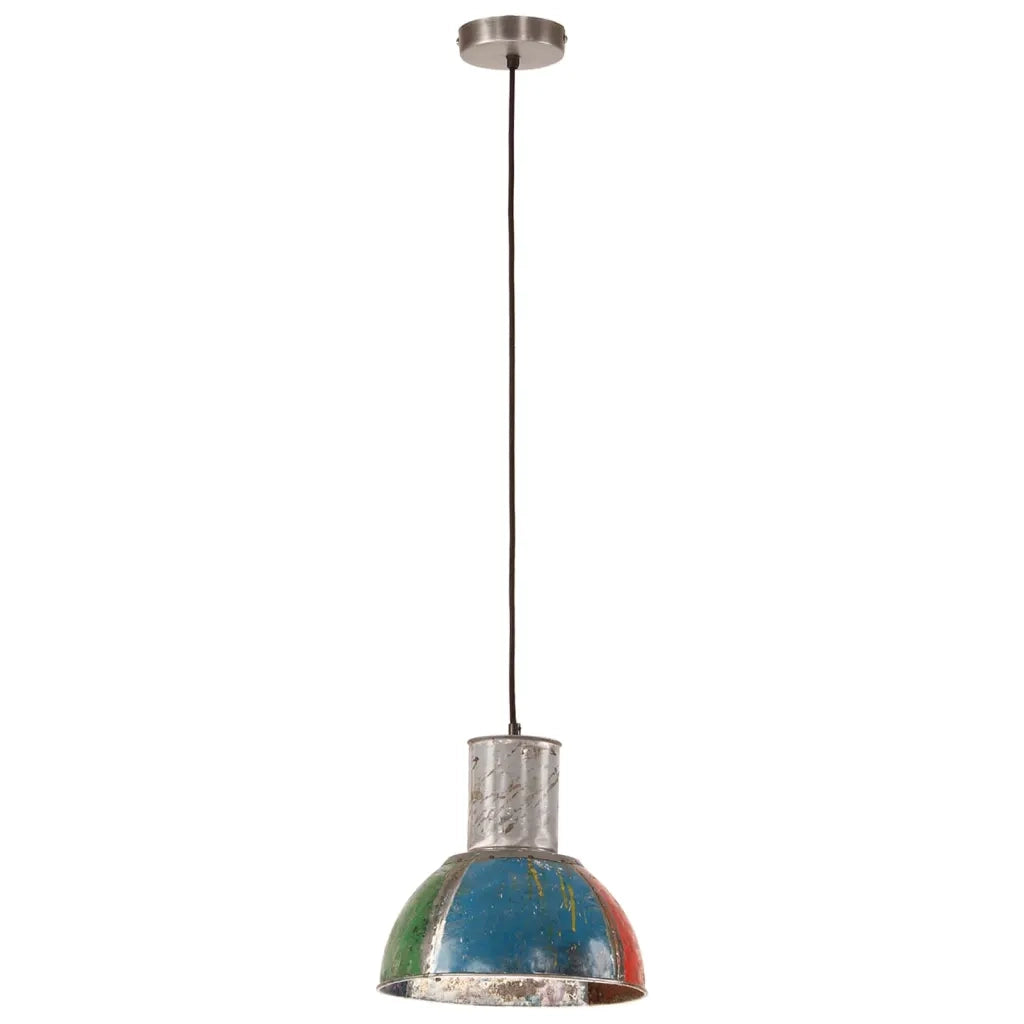 Lampada Sospesa Industriale 25 W Multicolore Rotonda 28,5cm E27 344401