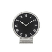 Orologio da tavolo Moments 1000 in alluminio argento