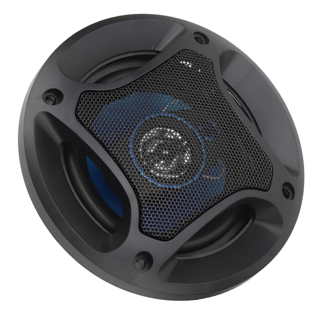 Altoparlante per auto 300W 10x10cm Magnete in ferrite Sensibilità 90dB Nero / Blu Avizar