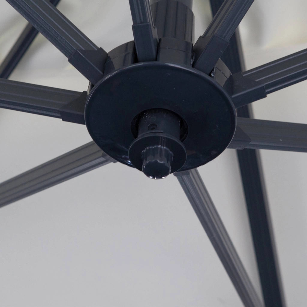Lampada led per ombrelloni, nero