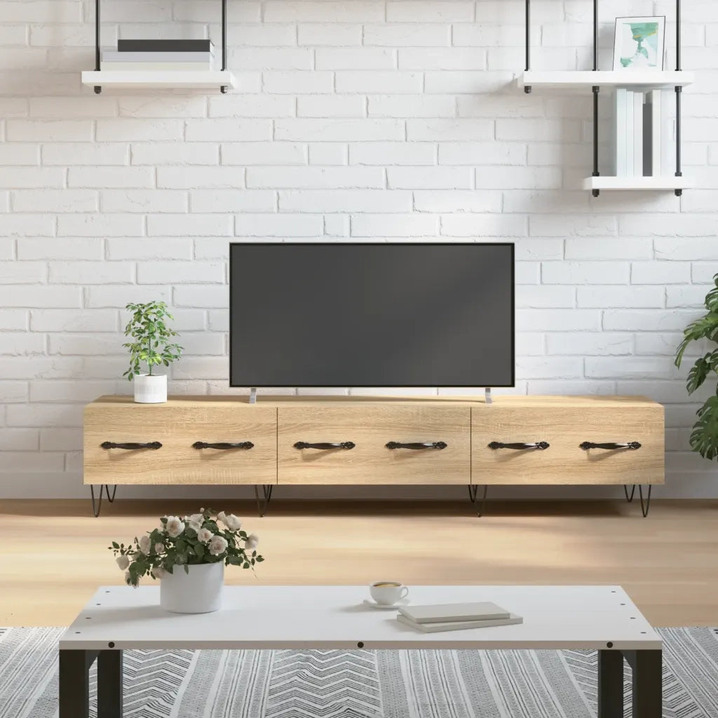 Mobile Porta TV-Mobile per TV-Credenza TV Rovere Sonoma 150x36x30 cm in Legno Multistrato 843106