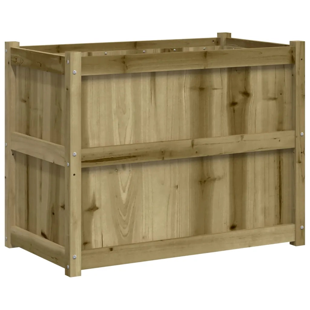 Fioriera da Giardino-Vaso da Esterno 90x50x70 cm in Legno di Pino Impregnato