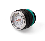 Indicatore di Olio di Alta Qualità - Visualizzazione della Temperatura dell'Olio Motore - Lega di Alluminio - Installazione sulla Parte Anteriore - Compatibile con W650/W400/W800 - Facile da Installare - Termometro per Motocicletta