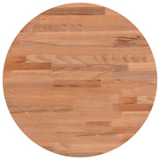 Piano per Tavolo | Superficie Tavolo | Piano Scrivania ?40x1,5 cm Rotondo in Legno Massello di Faggio
