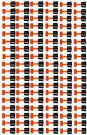 Sistema di livellamento per piastrelle 151 pezzi - Regolatori di distanza riutilizzabili - Set professionale - Livellamento pavimento/parete - Ambientalmente compatibile - Alta precisione - Sistema di piastrelle