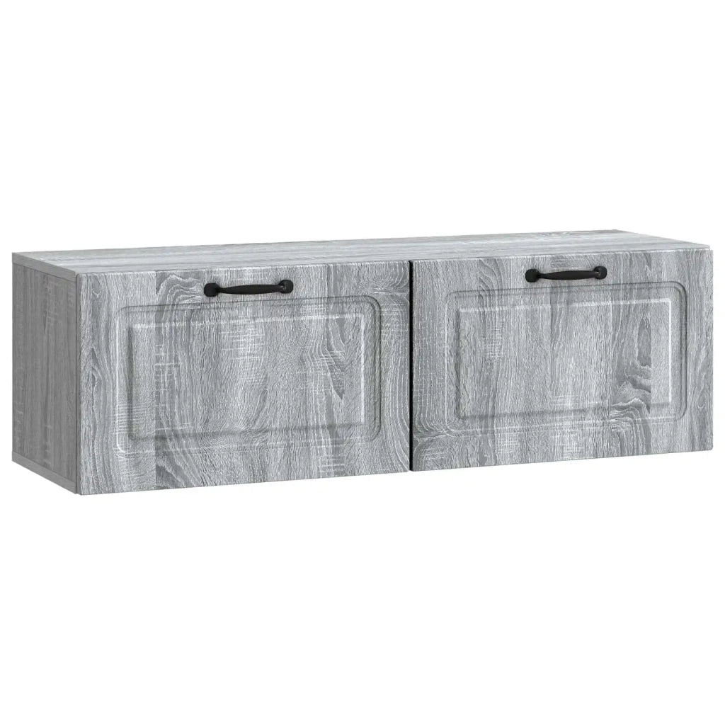Mobile Porta TV da Muro Grigio Sonoma 98 x 31 x 30 cm