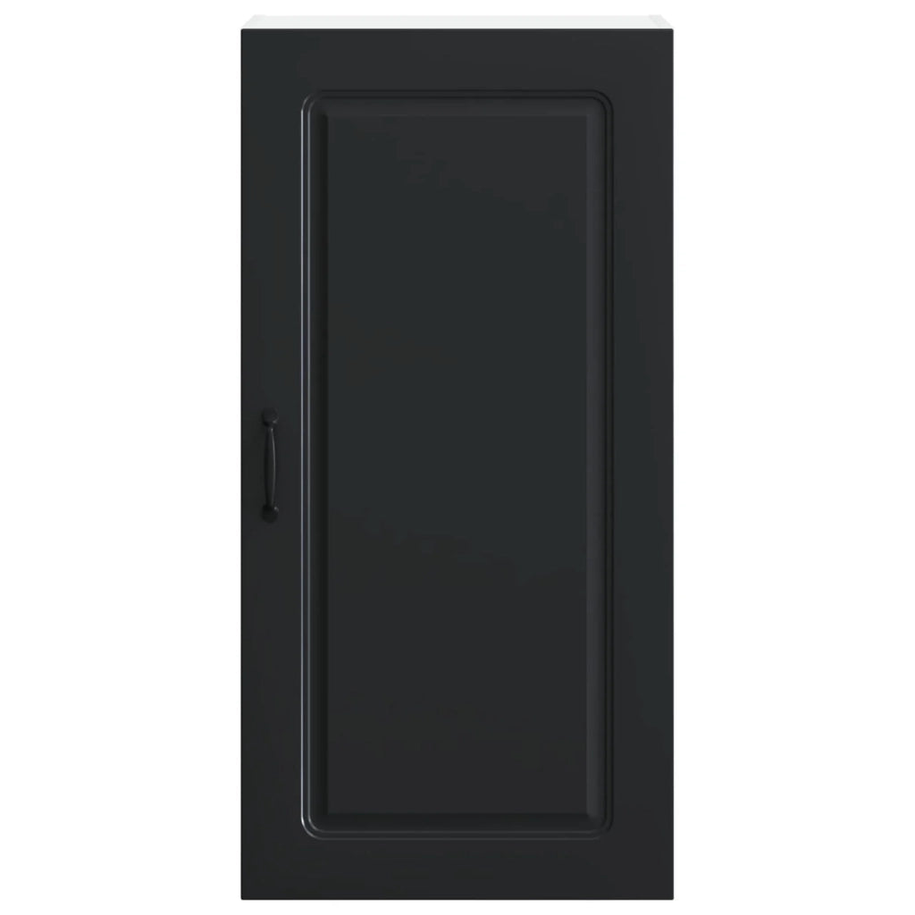 Mobile da cucina con ampio spazio contenitivo 50 x 31 x 100 cm design moderno in legno composito nero 02_0053804