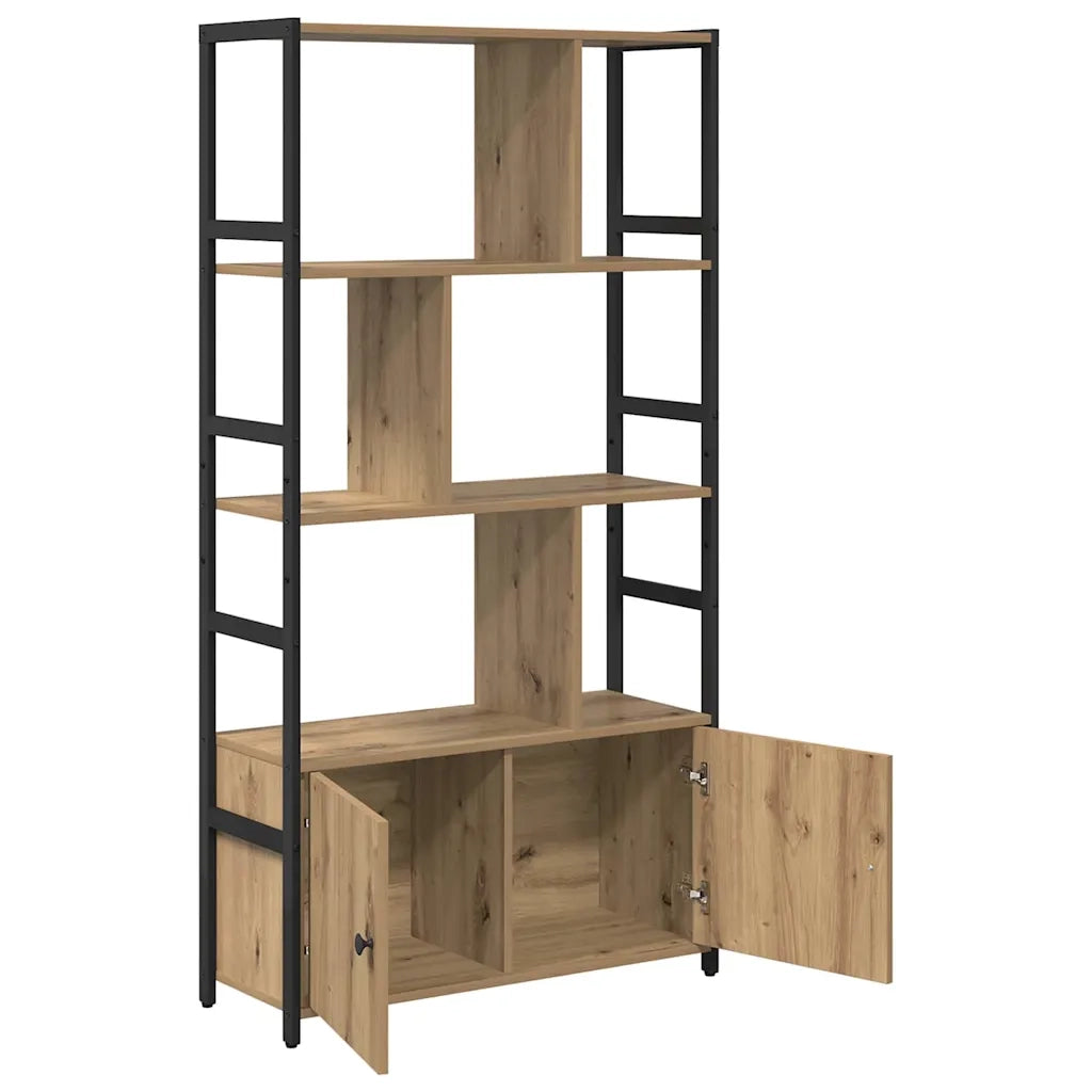 vidaXL Libreria rovere artigianale 80 x 30 x 155.5 cm