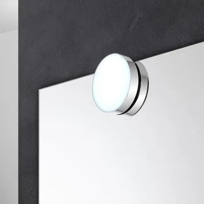 Specchio LED 50x70 cm reversibile con illuminazione naturale