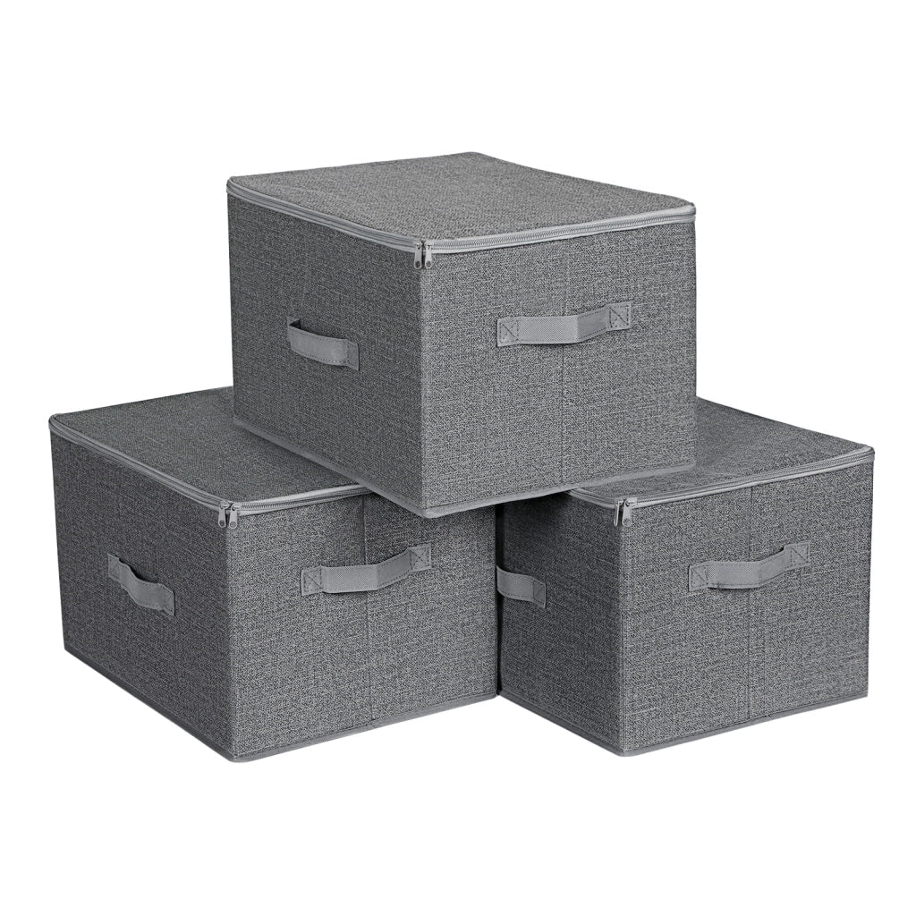 Set organizer per guardaroba VALORA, grigio, 3 pezzi RYZB03G x3
