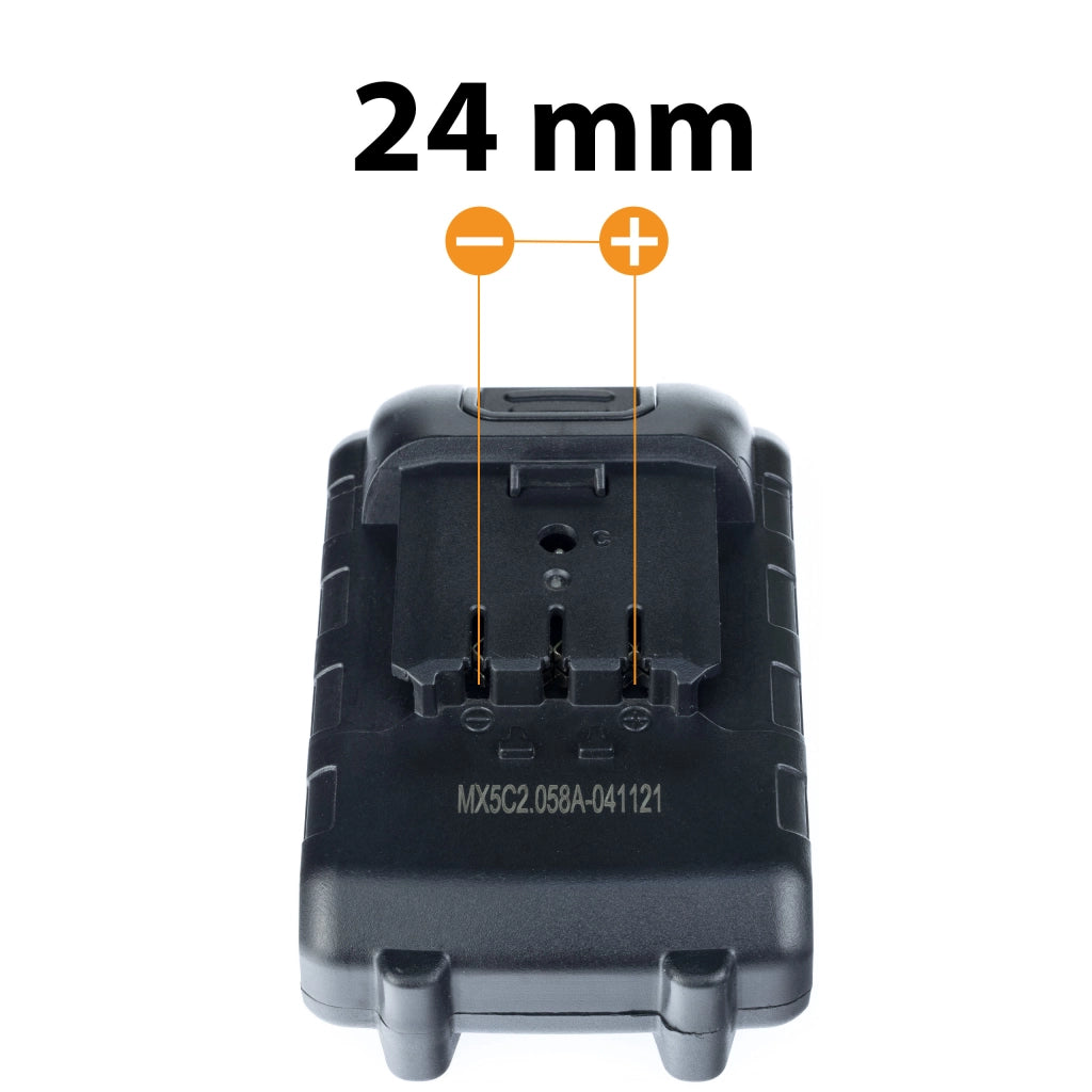 Batteria Li-Ion 2Ah per Utensili Elettrici Rosfix Serie Animal – 21V, Sistema di Controllo Elettronico