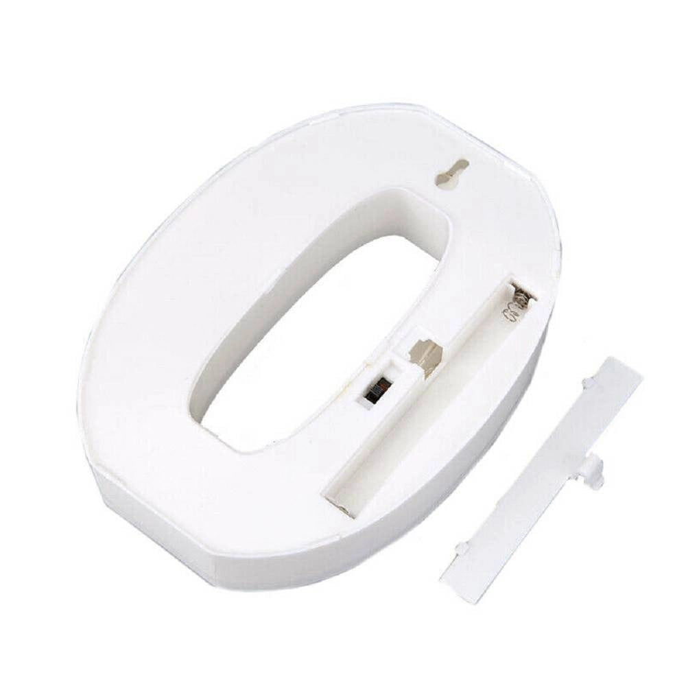 Trade Shop - Numero 0 Luminoso Bianco A Led Decoro Per Eventi Feste Luce Calda 3000k 16x3cm -