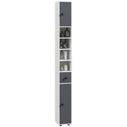 Armadio bagno ¨C zephmum ¨C grigio 20x20x180 cm
