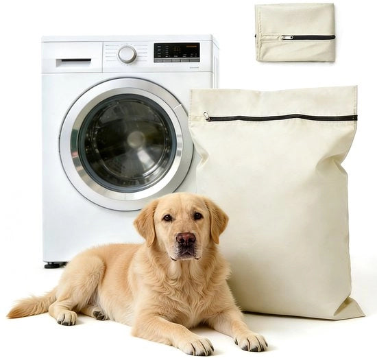 Sacca per animali domestici - 60x70cm sacca a twill in poliestere - Grande sacca con cerniera - Rimuove pelo di cani e gatti - Previene che la sacca si blocchi con pelo di animali - Sacca per animali domestici - Adatta per cani, gatti, cavalli, conigli