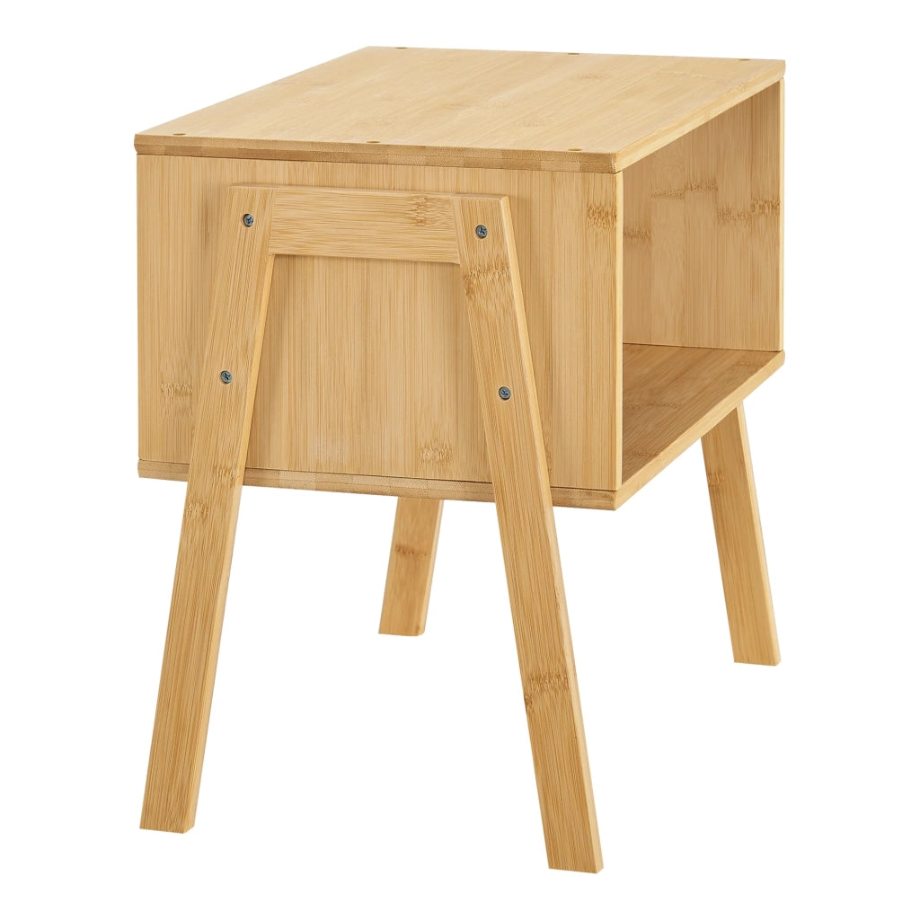 Set di due comodini in bambù 42 x 43,5 x 29 cm finitura naturale 03_0007100
